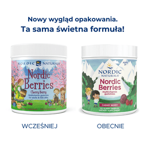 Nordic Berries 120 gummies Wiśnia & Jagoda Nordic Naturals Sklep Nordic.pl