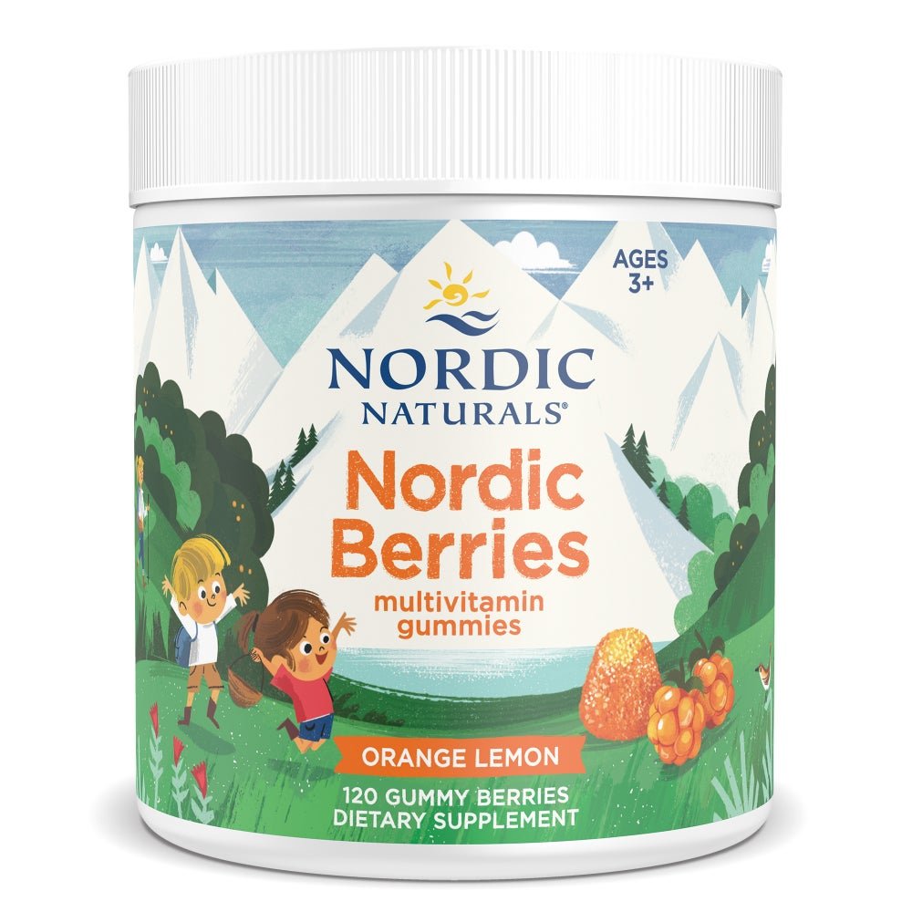 Nordic Berries Pomarańcza & Cytryna 120 gummies Nordic Naturals Sklep Nordic.pl