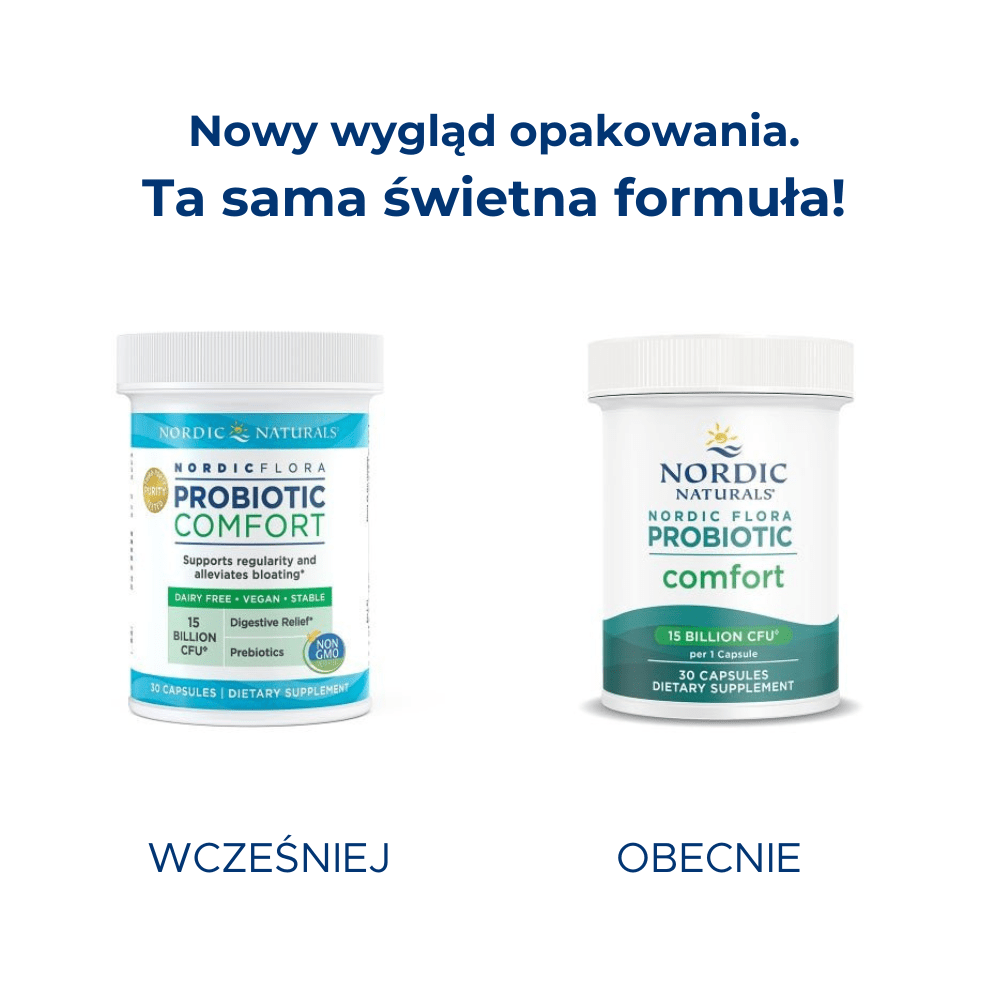 Nordic Flora Probiotic Comfort 30 caps Nordic Naturals Sklep Nordic.pl