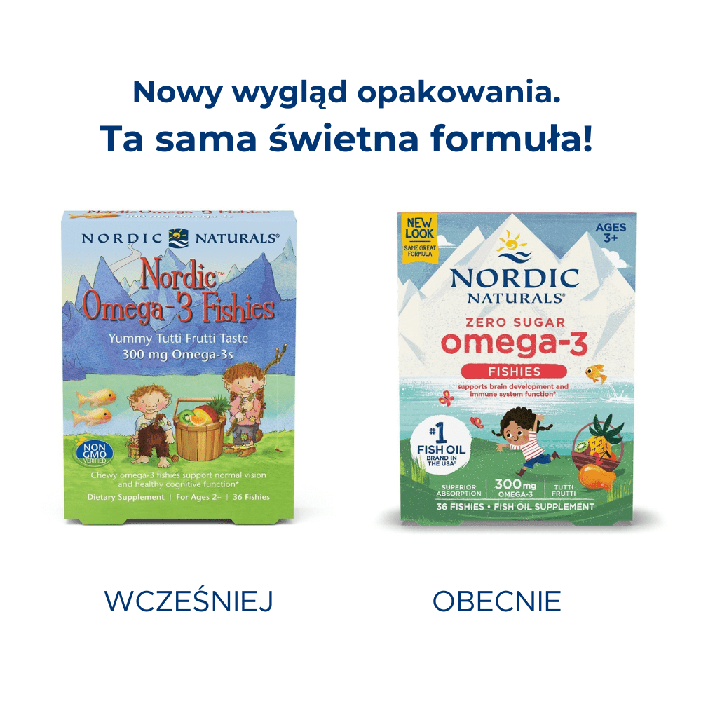 Nordic Omega - 3 Fishies 36 softgels Wieloowocowy Nordic Naturals Sklep Nordic.pl