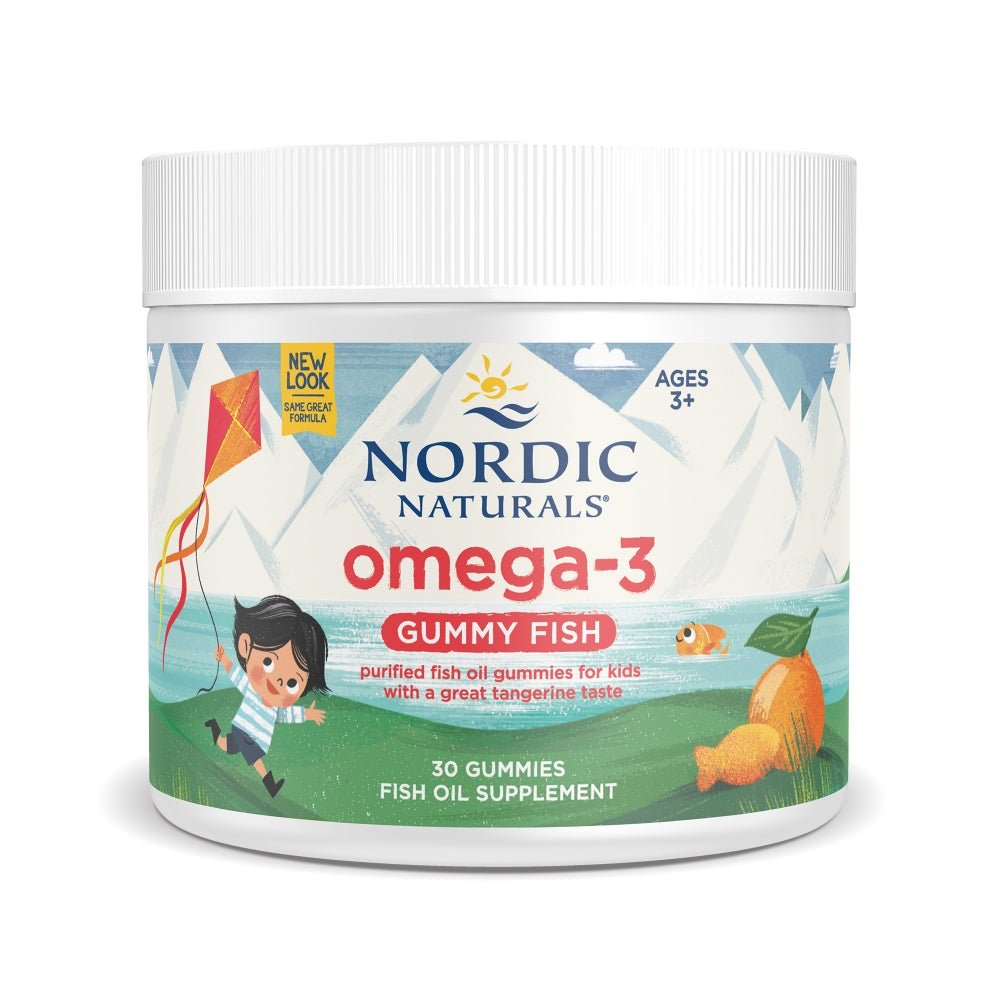 Nordic Omega - 3 Gummy Fish 30 gummies Mandarynka Nordic Naturals Sklep Nordic.pl