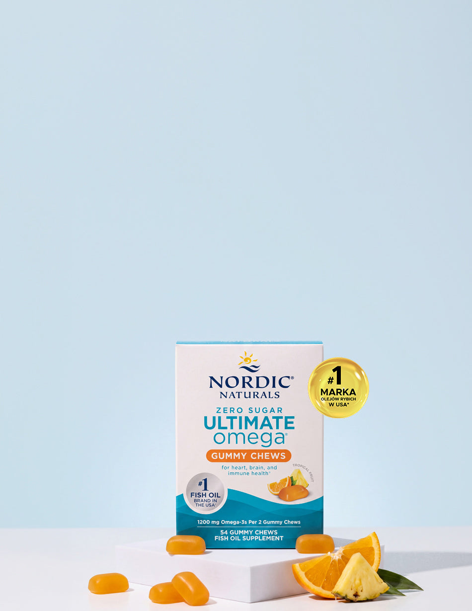 Omega-3 w żelkach bez cukru Nordic Naturals