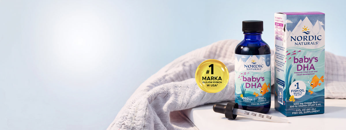 Tran dla niemowląt w płynie Baby's DHA Nordic Naturals