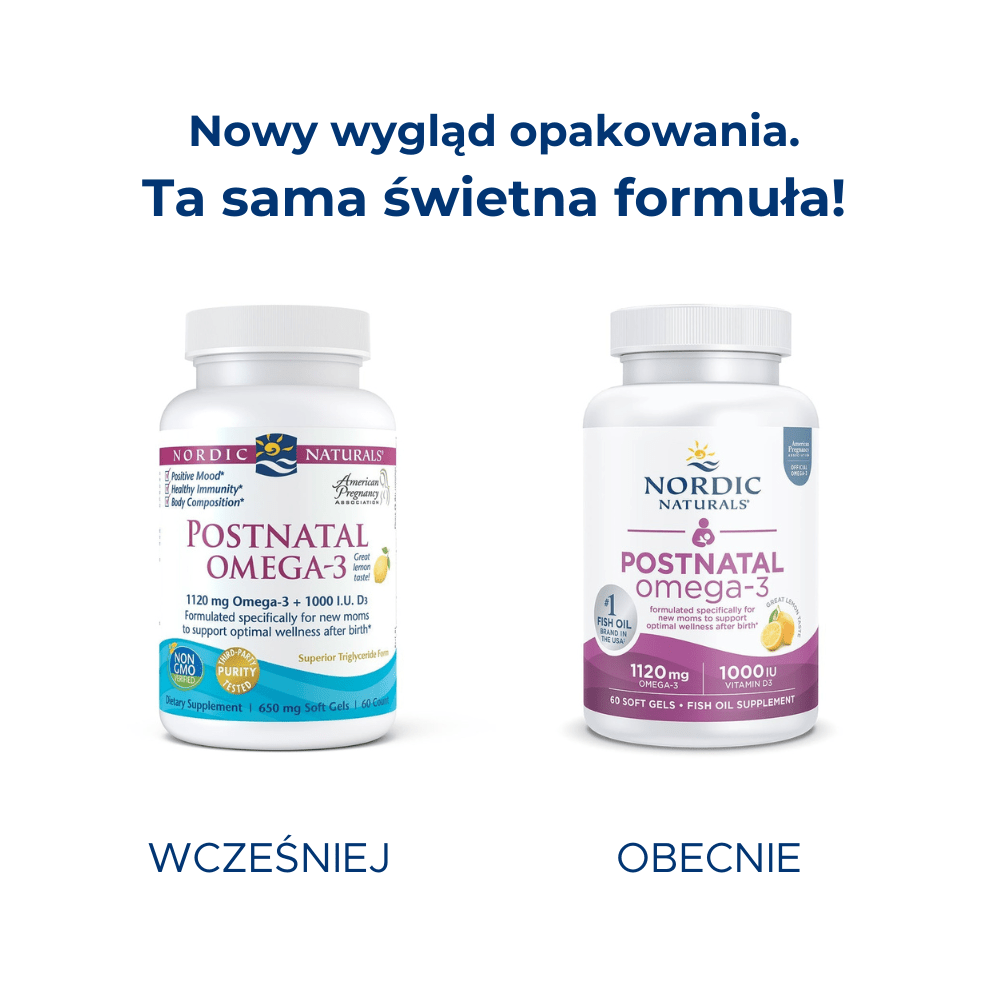 Postnatal Omega - 3 60 softgels Nordic Naturals Sklep Nordic.pl