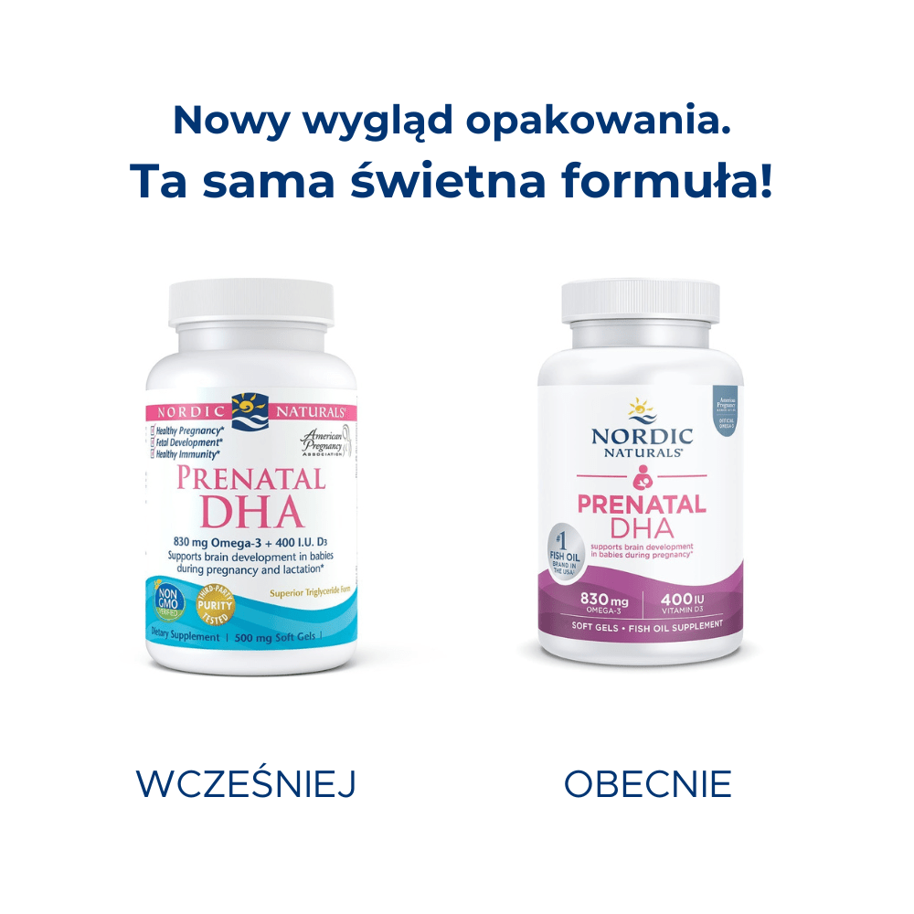 Prenatal DHA 90 softgels Bezsmakowy Nordic Naturals Sklep Nordic.pl