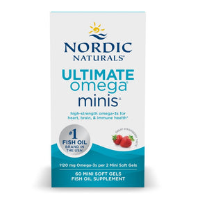Ultimate Omega 2X Mini 60 softgels Truskawka Nordic Naturals Sklep Nordic.pl