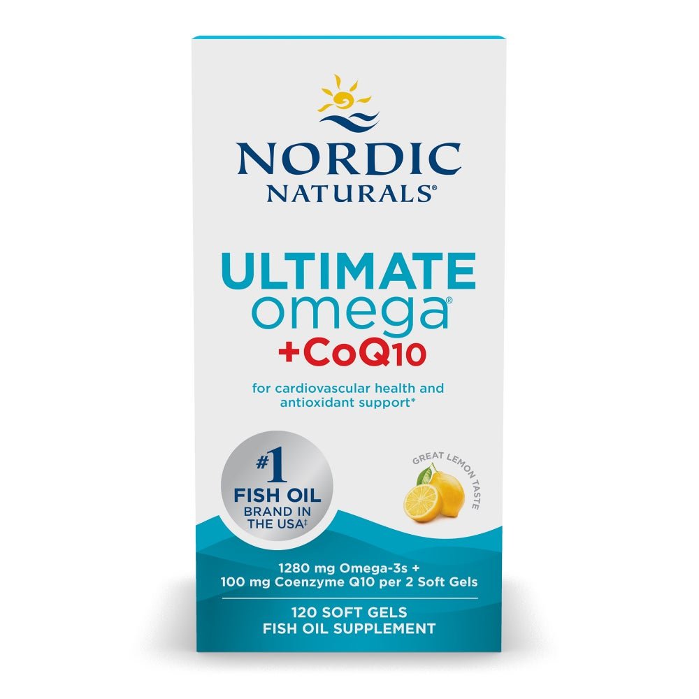 Ultimate Omega + CoQ10 120 softgels Nordic Naturals Sklep Nordic.pl