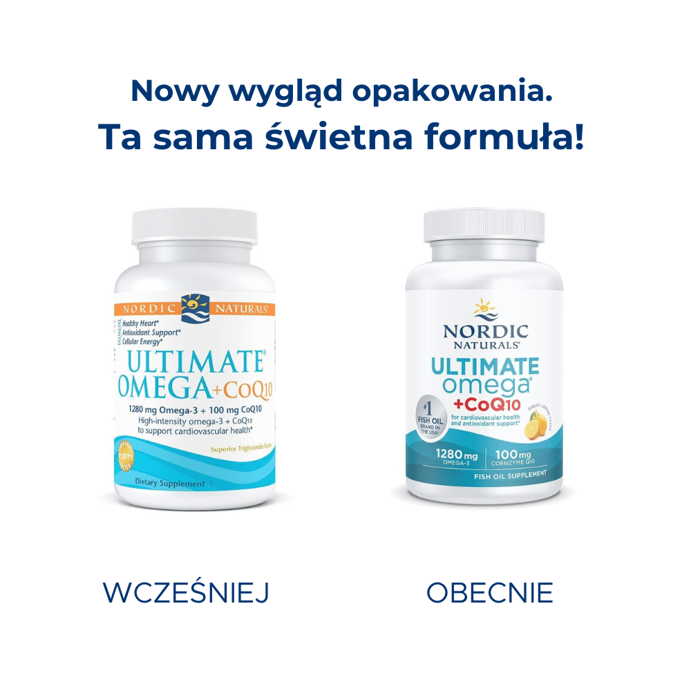 Ultimate Omega + CoQ10 120 softgels Nordic Naturals Sklep Nordic.pl