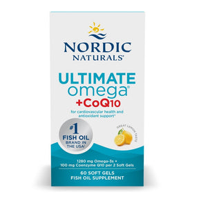 Ultimate Omega + CoQ10 60 softgels Nordic Naturals Sklep Nordic.pl