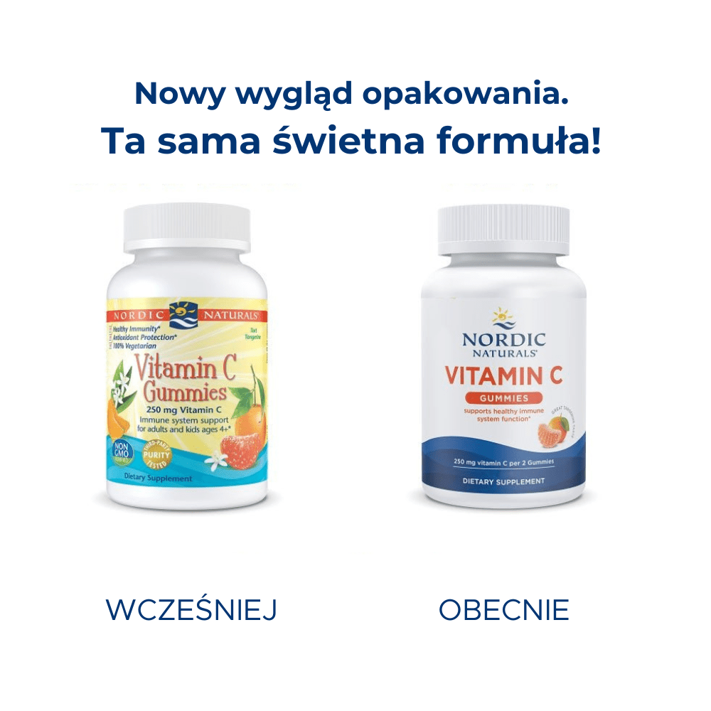 Vitamin C Gummies 120 gummies Mandarynka Nordic Naturals Sklep Nordic.pl