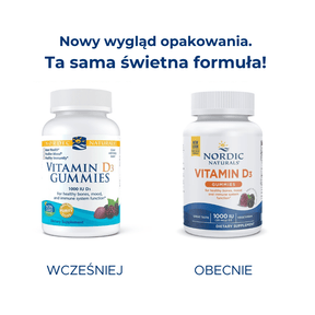 Vitamin D3 Gummies 120 gummies Owoce Leśne Nordic Naturals Sklep Nordic.pl