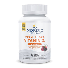 Zero Sugar Vitamin D3 Gummies 60 gummies Jeżyna Nordic Naturals Sklep Nordic.pl