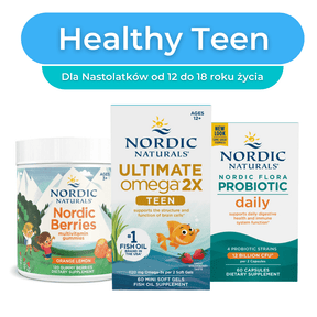 Zestaw Healthy Teen Nordic Naturals Sklep Nordic.pl