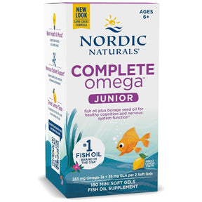 Complete Omega Junior Softgels 180 softgels Cytryna Nordic Naturals Sklep Nordic.pl