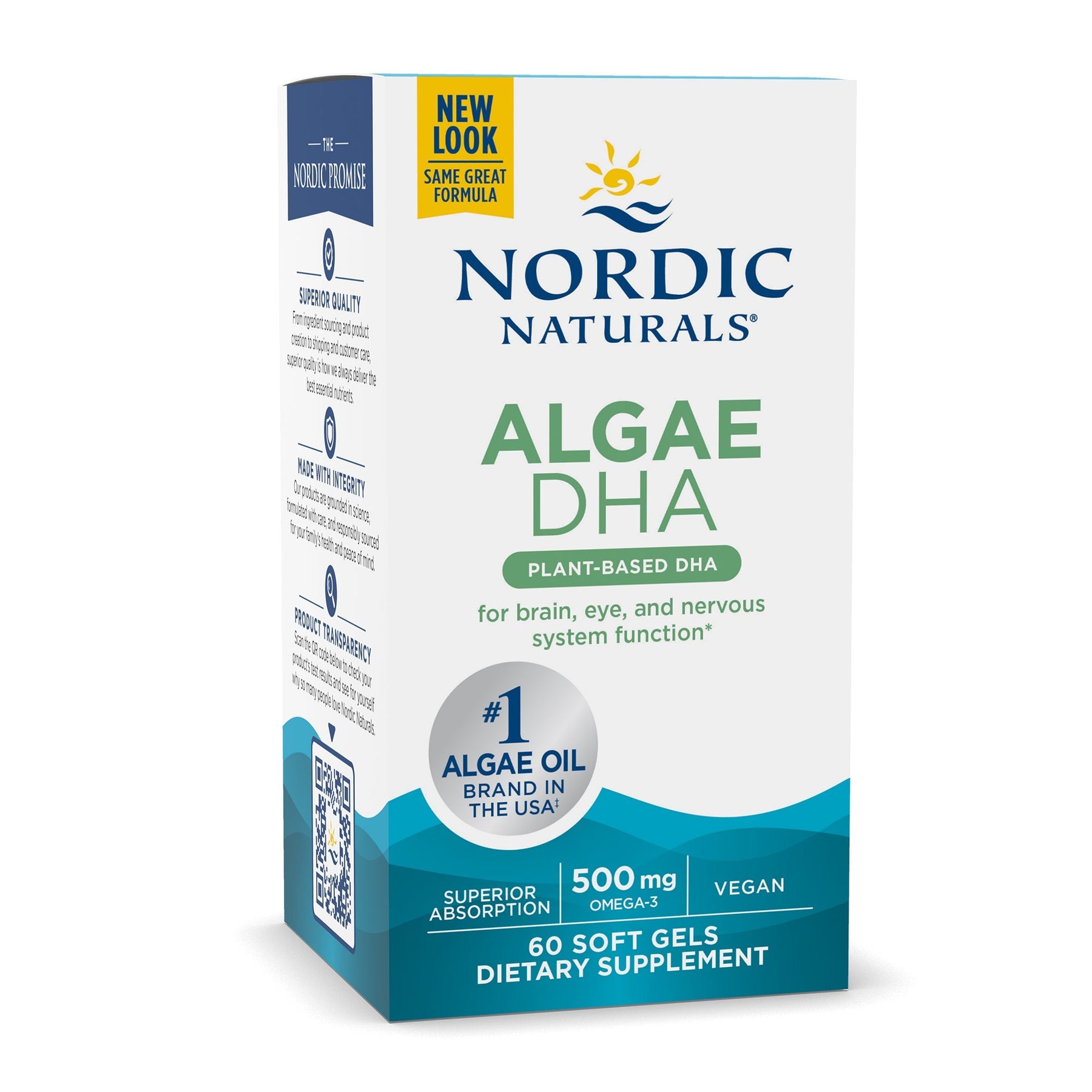 Algae DHA 60 softgels Nordic Naturals Sklep Nordic.pl