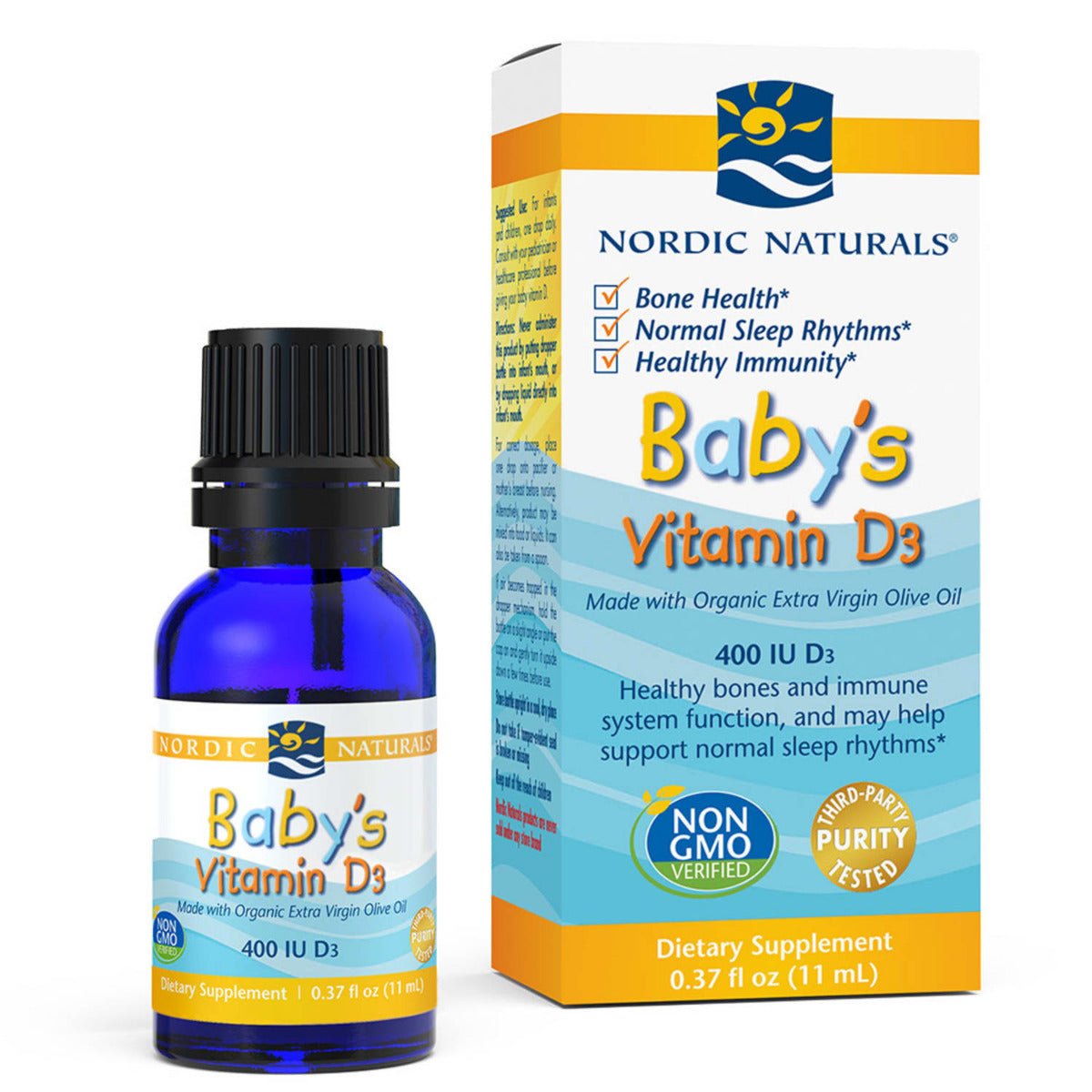 Baby's Vitamin D3 11 ml Nordic Naturals Sklep Nordic.pl