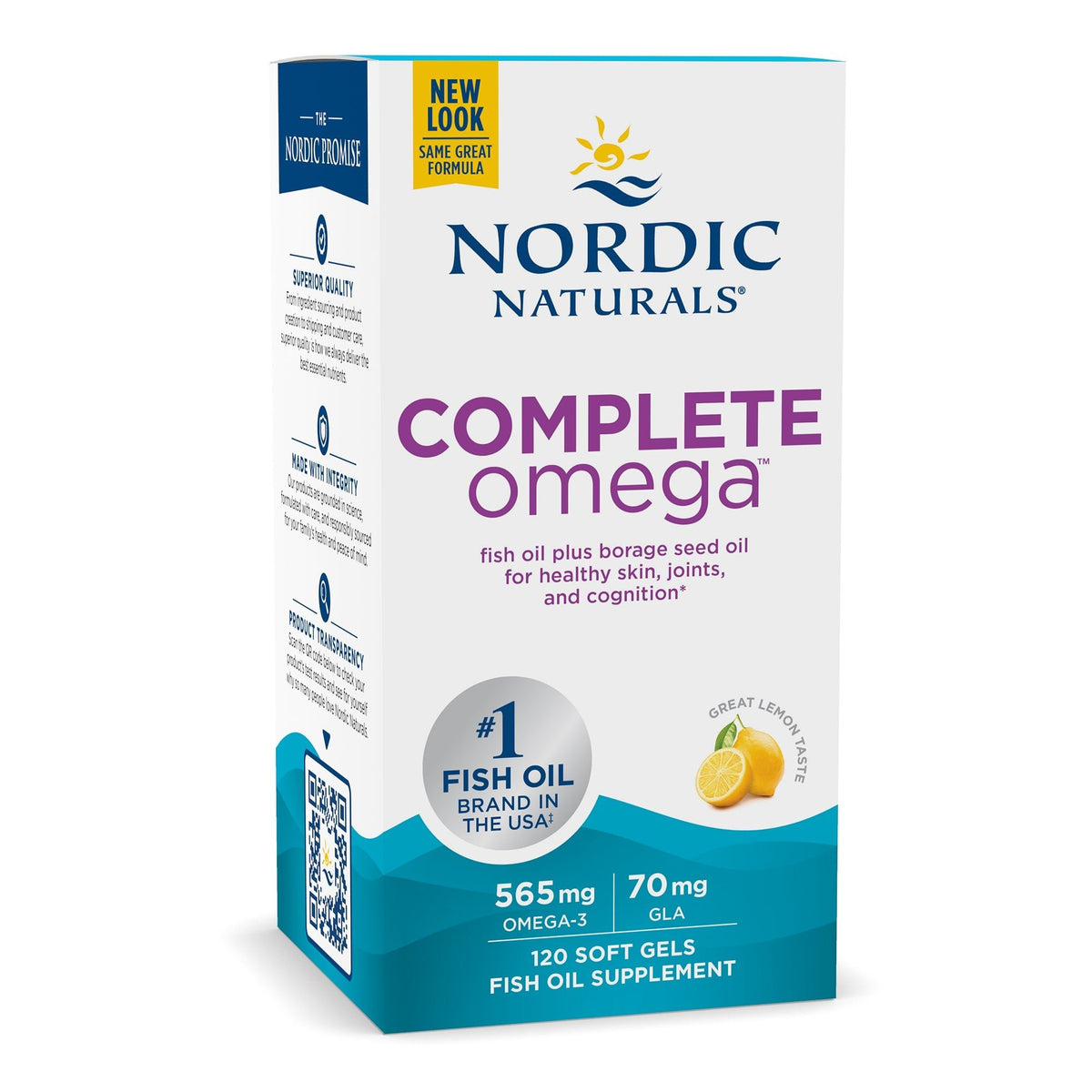 Complete Omega Softgels 120 softgels Cytryna Nordic Naturals Sklep Nordic.pl
