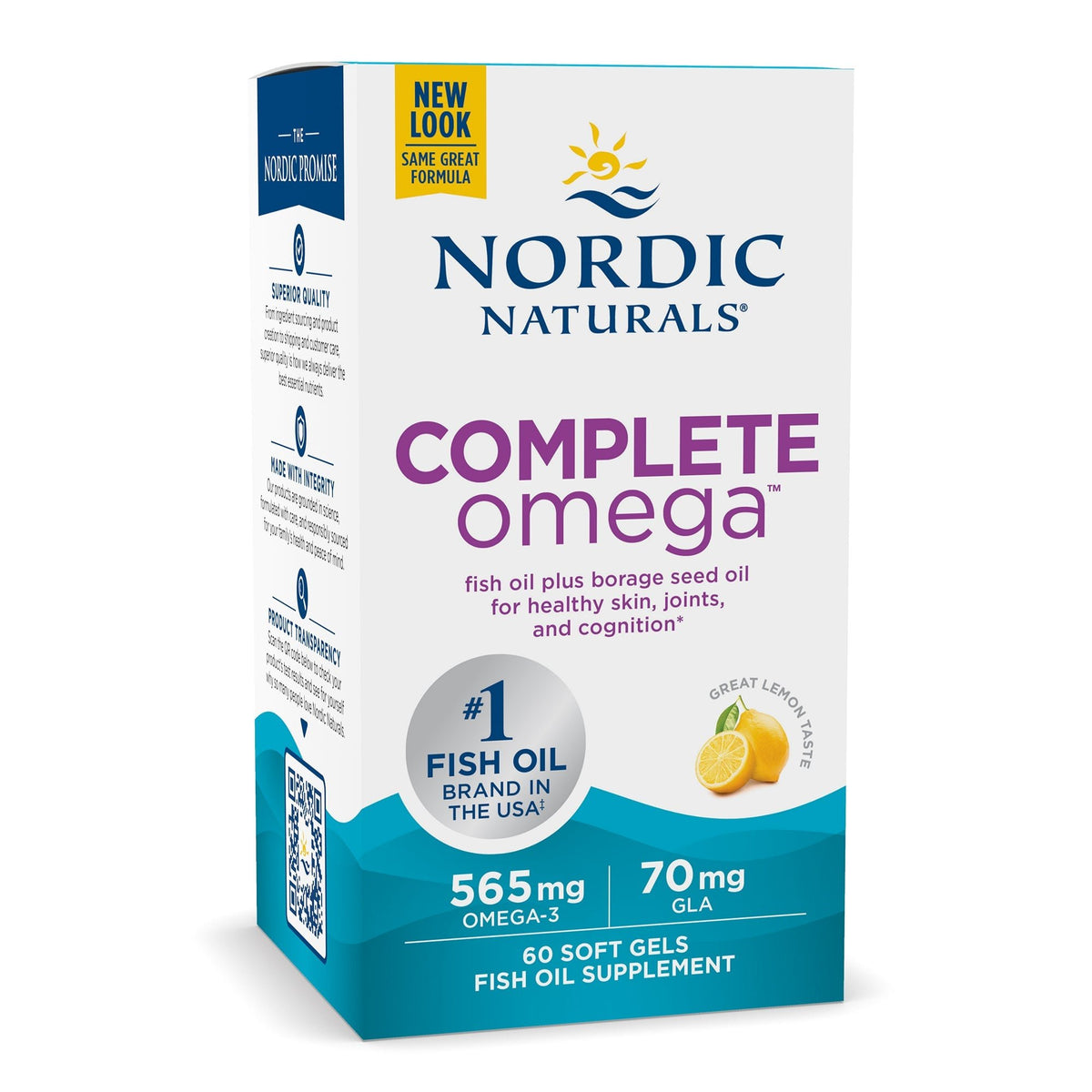 Complete Omega Softgels 60 softgels Cytryna Nordic Naturals Sklep Nordic.pl