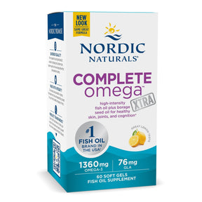 Complete Omega Xtra Softgels 60 softgels Cytryna Nordic Naturals Sklep Nordic.pl