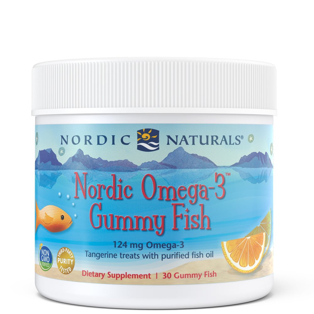 Nordic Omega-3 Gummy Fish 30 gummies Mandarynka Nordic Naturals Sklep Nordic.pl