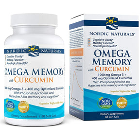 Omega Memory with Curcumin 60 softgels Nordic Naturals Sklep Nordic.pl