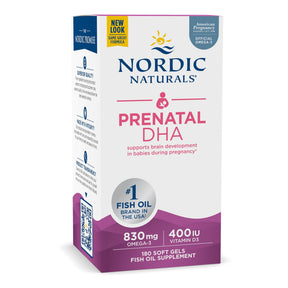Prenatal DHA 180 softgels Bezsmakowy Nordic Naturals Sklep Nordic.pl