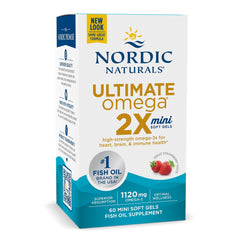Ultimate Omega 2X Mini 60 softgels Truskawka Nordic Naturals Sklep Nordic.pl