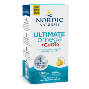 Ultimate Omega + CoQ10 120 softgels Nordic Naturals Sklep Nordic.pl