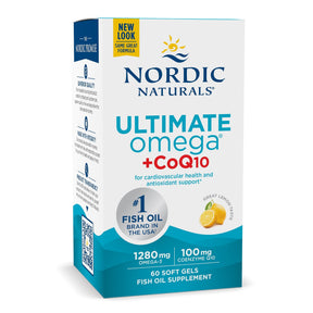 Ultimate Omega + CoQ10 60 softgels Nordic Naturals Sklep Nordic.pl