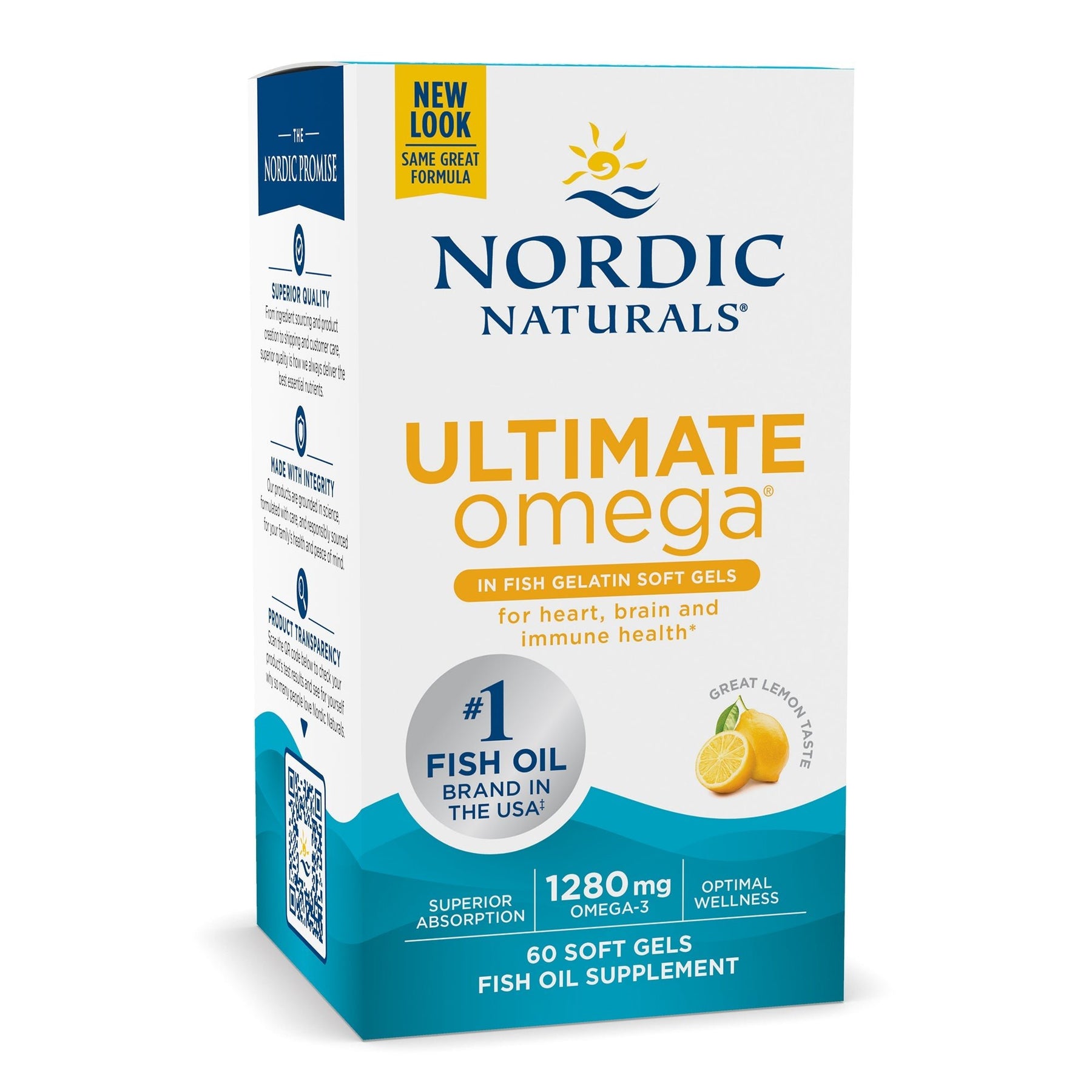 Ultimate Omega Fish Softgels 60 softgels Nordic Naturals Sklep Nordic.pl