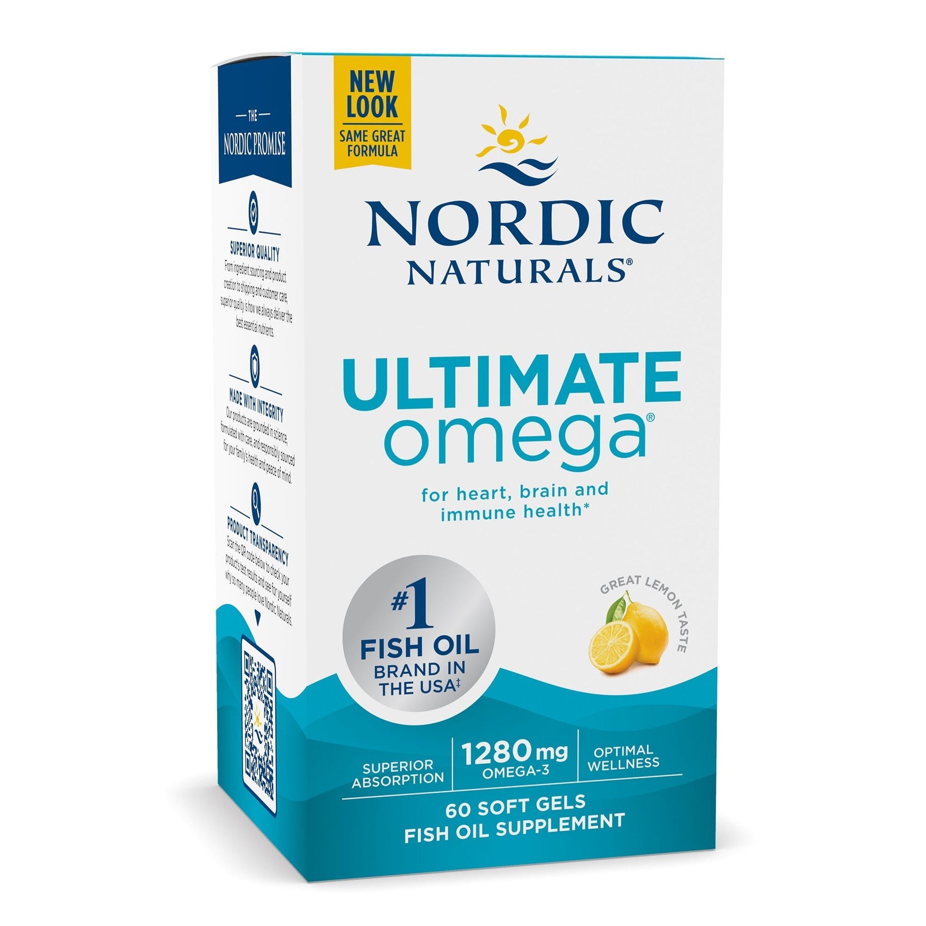Ultimate Omega Softgels 60 softgels Cytryna Nordic Naturals Sklep Nordic.pl