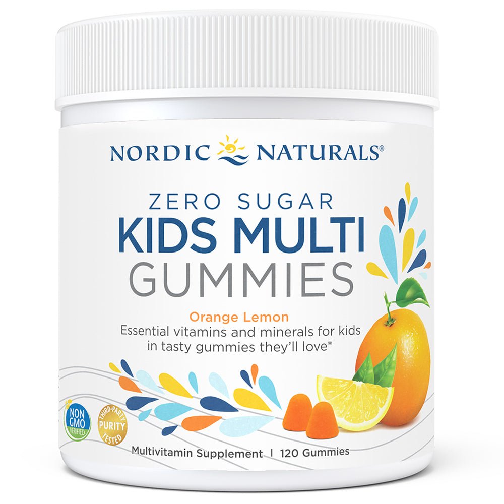 Zero Sugar Kids Multi Gummies 120 gummies Cytrusowy Nordic Naturals Sklep Nordic.pl
